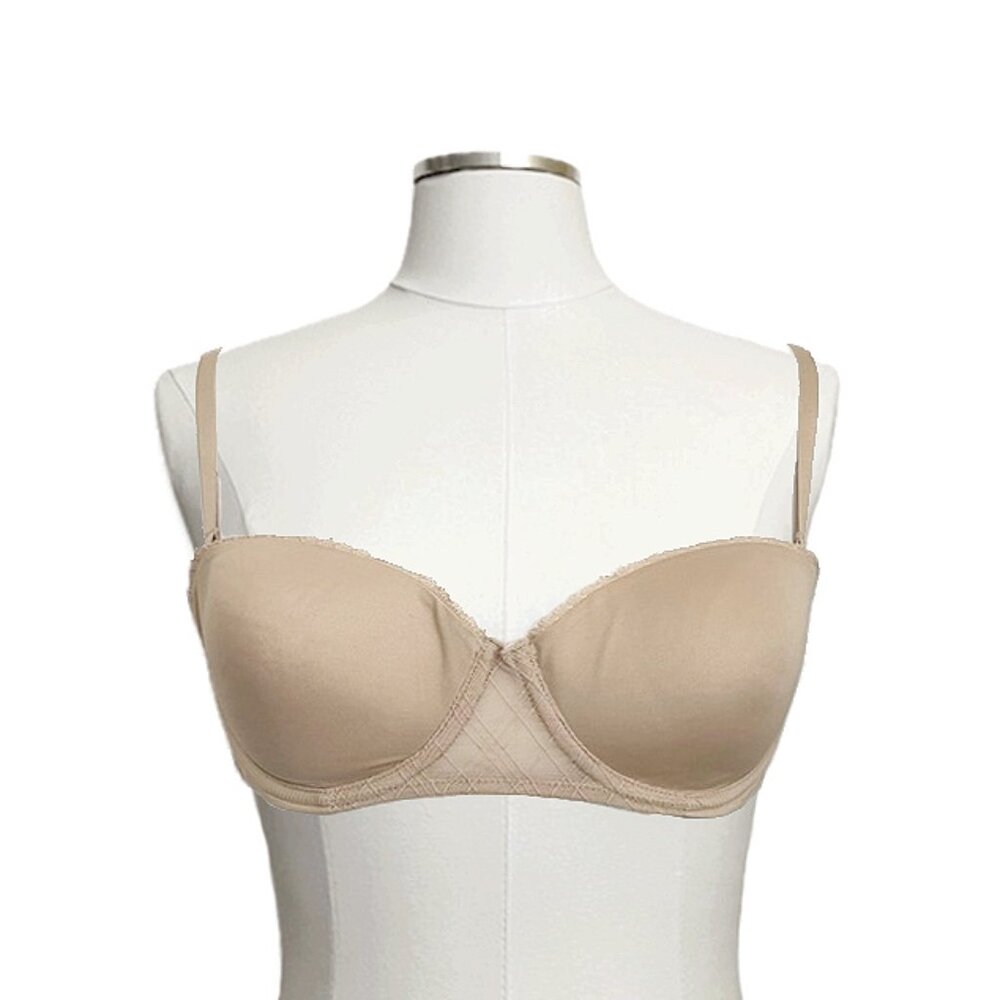 vassarette | multiway convertible strapless underwire demi push up ba | sz 34c